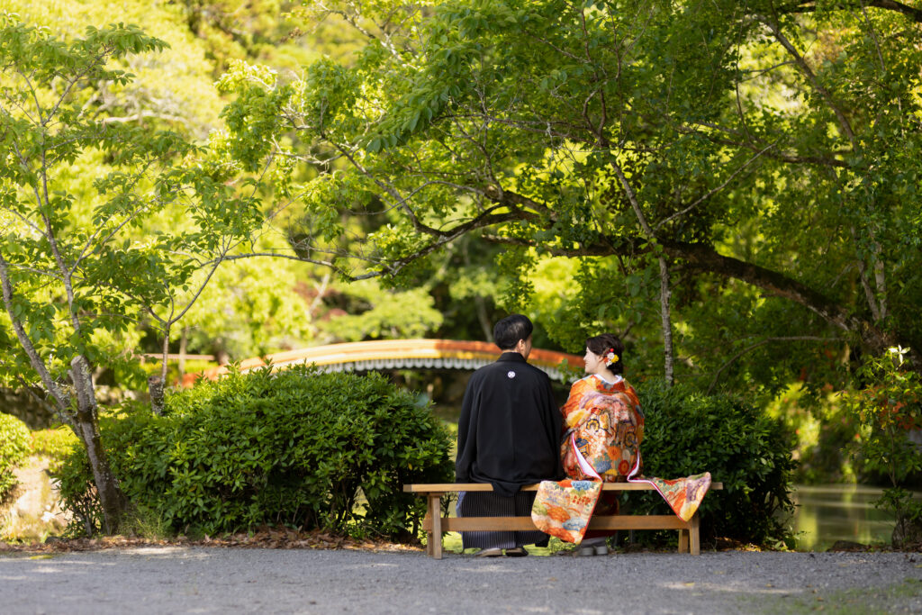 宇佐市・宇佐神宮の新緑ロケーション和装前撮り｜大分前撮り.com